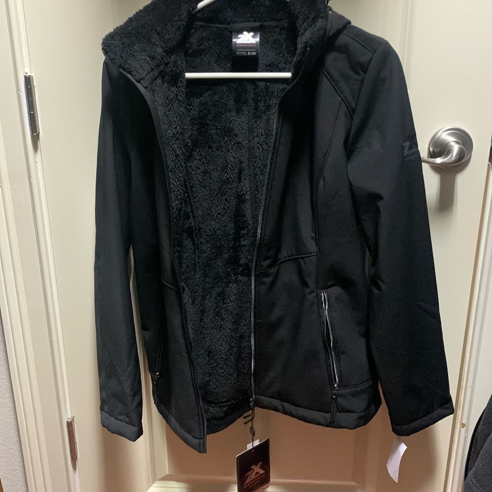 Black soft shell jacket